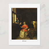 Pieter de Hooch #117 - Kunst Briefkaart (Voorkant)