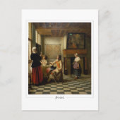 Pieter de Hooch #118 - Kunst Briefkaart (Voorkant)