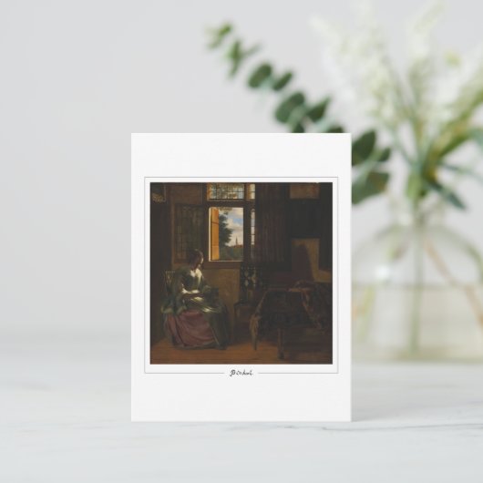 Pieter de Hooch #150 - Kunst Briefkaart (Staand voorkant)