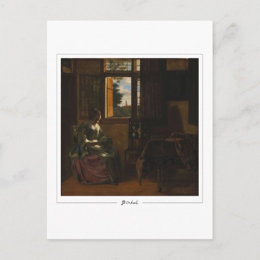 Pieter de Hooch #150 - Kunstkaart Briefkaart (Voorkant)