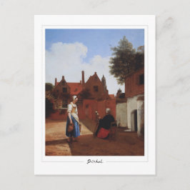 Pieter de Hooch #20 - Kunst Briefkaart