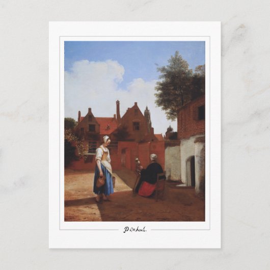 Pieter de Hooch #20 - Kunst Briefkaart (Voorkant)