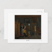 Pieter de Hooch #3 - Fine Art Briefkaart (Voorkant / Achterkant)
