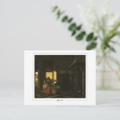 Pieter de Hooch #45 - Kunst Briefkaart (Staand voorkant)