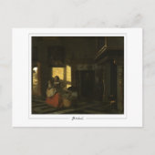 Pieter de Hooch #45 - Kunst Briefkaart (Voorkant)