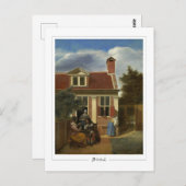 Pieter de Hooch #59 - Fine Art Briefkaart (Voorkant / Achterkant)