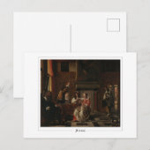 Pieter de Hooch #76 - Kunstkaart Briefkaart (Voorkant / Achterkant)