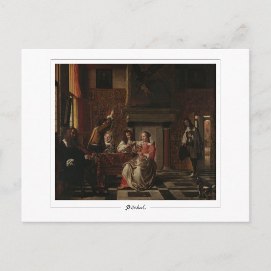 Pieter de Hooch #76 - Kunstkaart Briefkaart (Voorkant)