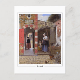 Pieter de Hooch #7 - Fine Art Briefkaart