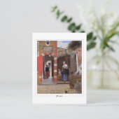 Pieter de Hooch #7 - Fine Art Briefkaart (Staand voorkant)