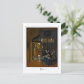 Pieter de Hooch #8 - Briefkaart voor Schone Kunste (Staand voorkant)