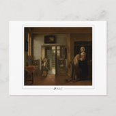 Pieter de Hooch #90 - Kunst Briefkaart (Voorkant)