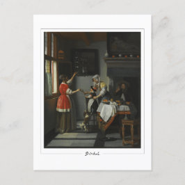 Pieter de Hooch #9 - Briefkaart voor Schone Kunste