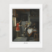 Pieter de Hooch #9 - Briefkaart voor Schone Kunste (Voorkant)