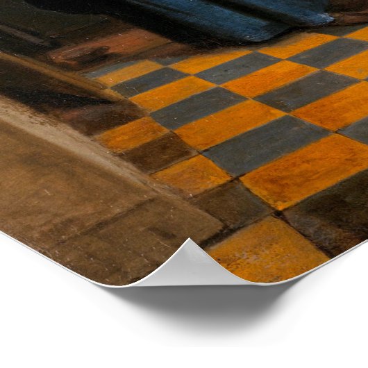 Pieter de Hooch A Woman with a Child in een Pantry Poster (Hoek)