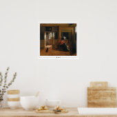 Pieter de Hooch Zedign Art Poster #111 (Keuken)