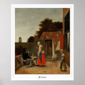 Pieter de Hooch Zedign Art Poster #112 (Voorkant)