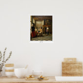Pieter de Hooch Zedign Art Poster #118 (Keuken)