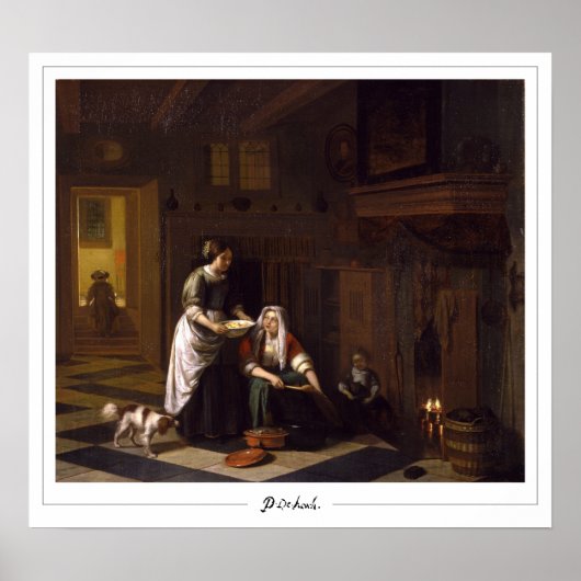 Pieter de Hooch Zedign Art Poster #13 (Voorkant)