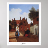 Pieter de Hooch Zedign Art Poster #20 (Voorkant)