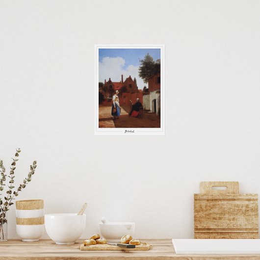 Pieter de Hooch Zedign Art Poster #20 (Keuken)