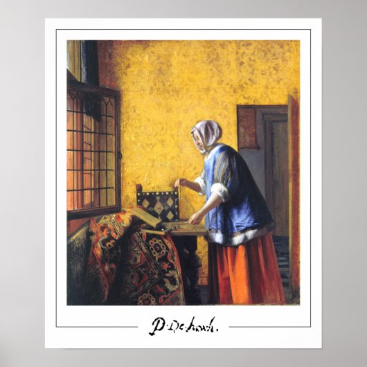 Pieter de Hooch Zedign Art Poster #26 (Voorkant)
