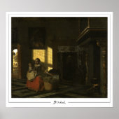 Pieter de Hooch Zedign Art Poster #45 (Voorkant)