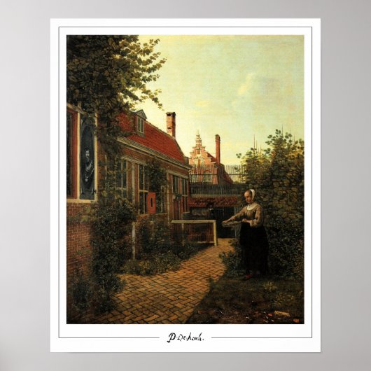 Pieter de Hooch Zedign Art Poster #5 (Voorkant)