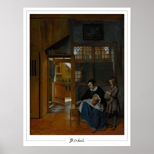 Pieter de Hooch Zedign Art Poster #8 (Voorkant)