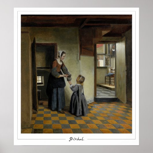 Pieter de Hooch Zedign Art Poster #81 (Voorkant)