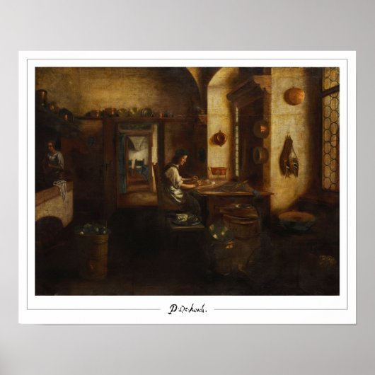 Pieter de Hooch Zedign Art Poster #85 (Voorkant)