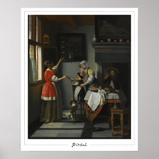 Pieter de Hooch Zedign Art Poster #9 (Voorkant)