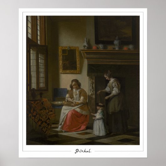 Pieter de Hooch Zedign Art Poster #97 (Voorkant)