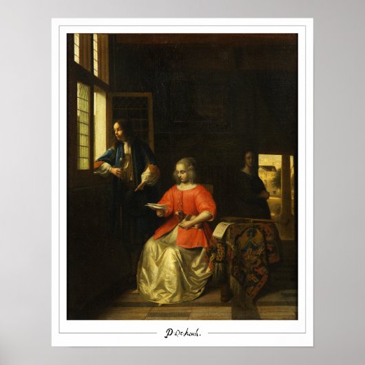 Pieter de Hooch Zedign Kunstposter #117 Poster (Voorkant)
