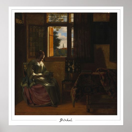 Pieter de Hooch Zedign Kunstposter #150 Poster (Voorkant)