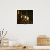 Pieter de Hooch Zedign Kunstposter #56 Poster (Keuken)