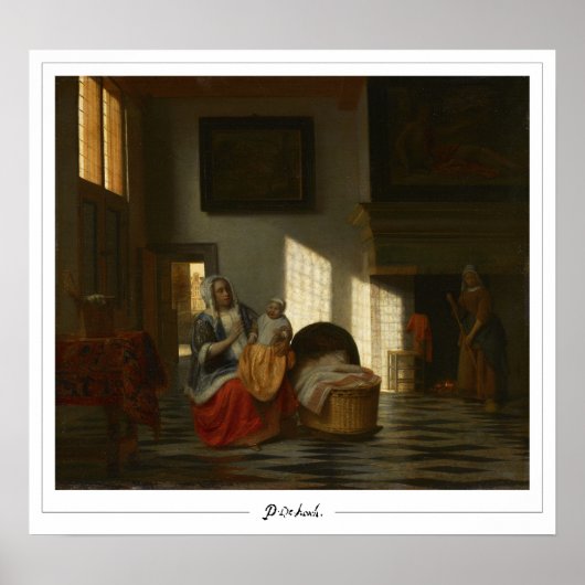 Pieter de Hooch Zedign Kunstposter #56 Poster (Voorkant)