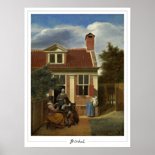 Pieter de Hooch Zedign Kunstposter #59 Poster (Voorkant)