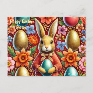 PIETER ~ HAPPY EASTER BUNNY GREETING ~ FEESTDAGENKAART