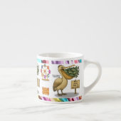 Pieter pelikaan zijn briljante snavel espresso kop (Rechts)