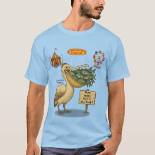 Pieter pelikaan zijn briljante snavel t-shirt