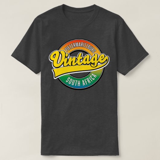 Pietermaritzburg Zuid-Afrika T-shirt (Design voorkant)