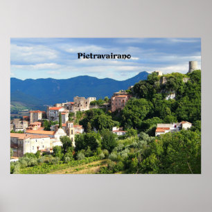 Pietravairano, Caserta, Italië Poster