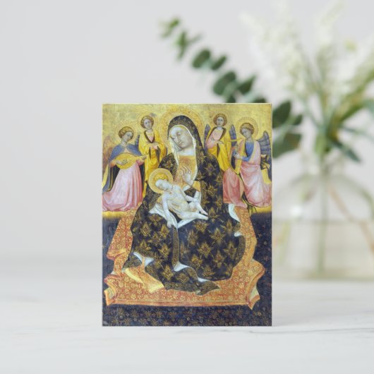 Pietro di Domenico da Montepulciano Madonna Briefkaart (Staand voorkant)