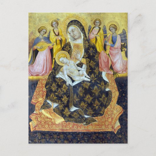 Pietro di Domenico da Montepulciano Madonna Briefkaart (Voorkant)