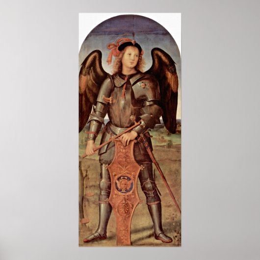 Pietro Perugino - Archangel Michael Poster (Voorkant)