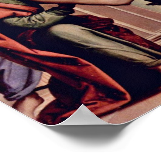 Pietro Perugino - Pieta Poster (Hoek)