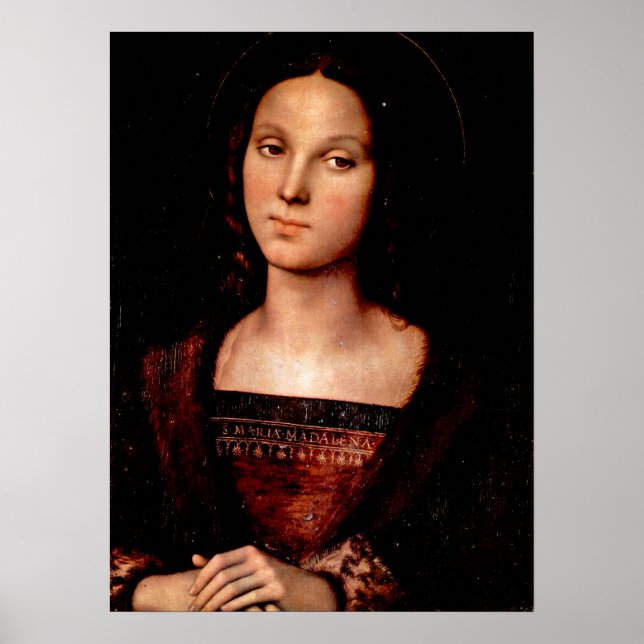 Pietro Perugino - St Mary Magdalene Poster (Voorkant)