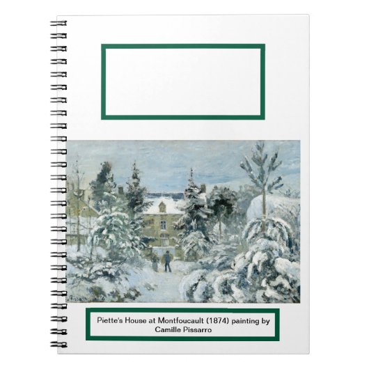 Piette's House in Montfoucault Notitieboek (Voorkant)