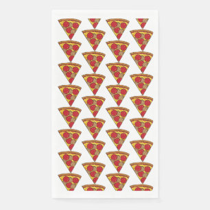 piezas de pizzas idividuales en patrón servet